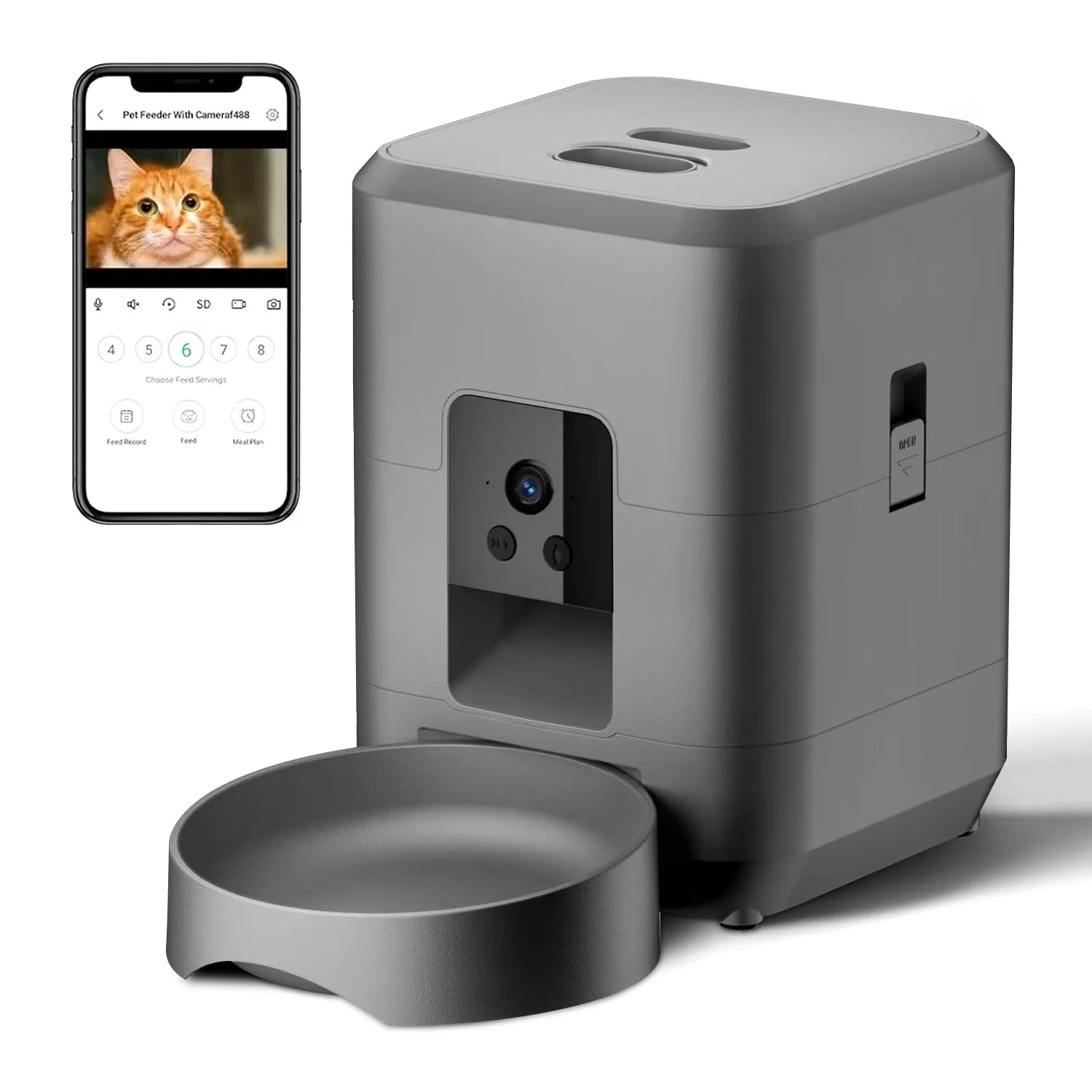 Smart Pet Feeder with Camera