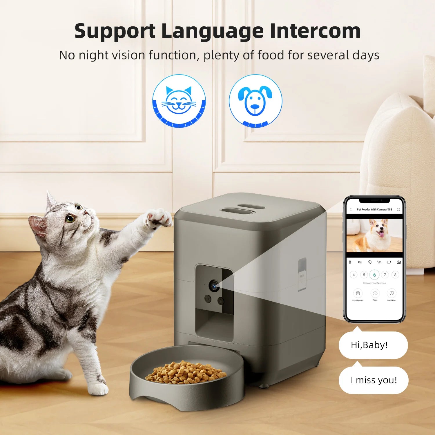 Smart Pet Feeder with Camera