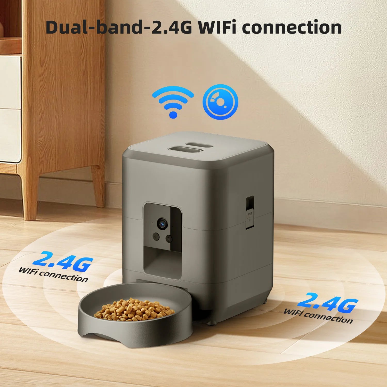 Smart Pet Feeder with Camera