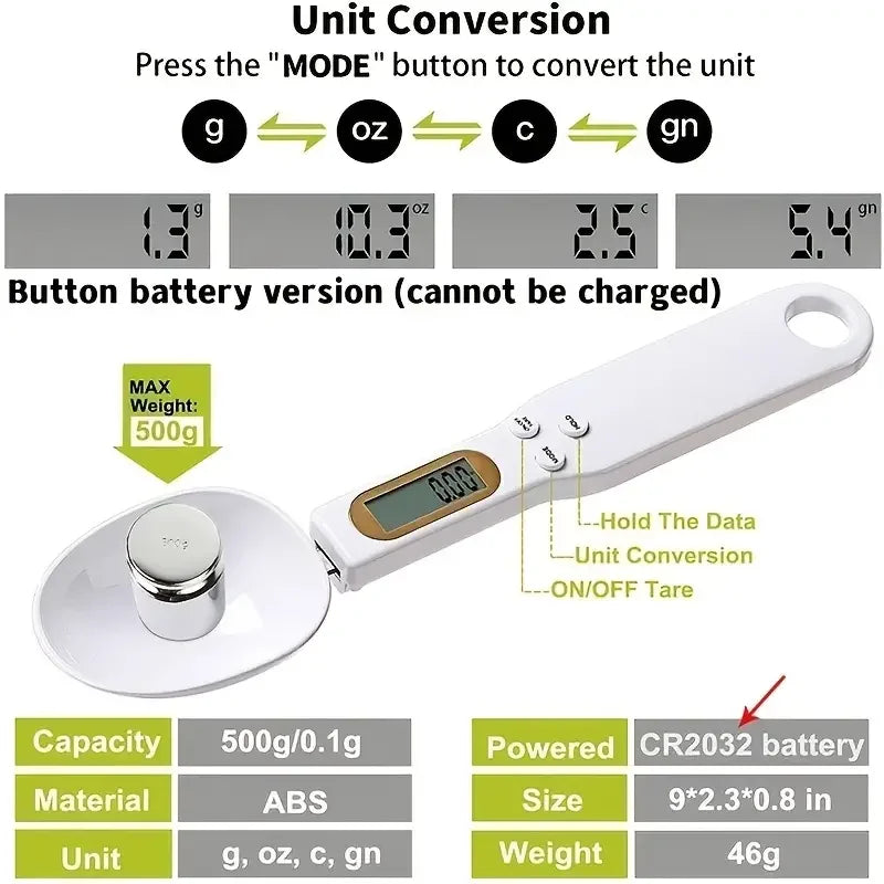 Compact Precision Mini Spoon Scale